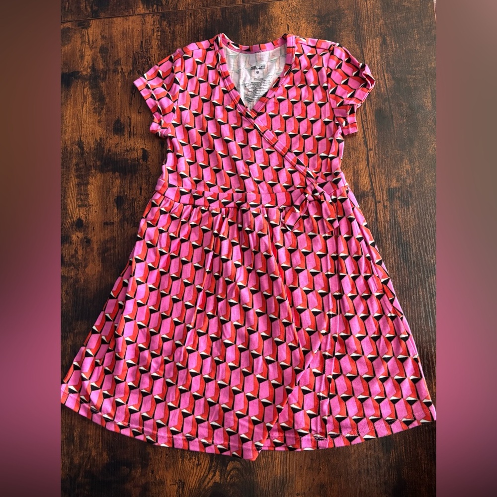 Brand new DVF for Target Stylish Pink Geometric Kids Dress